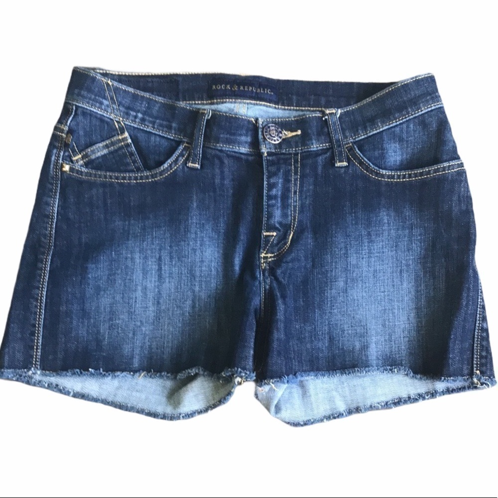 ROCK & Republic Hula stretch denim shorts 6
